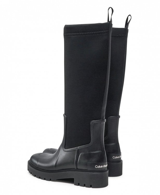 Calvin Klein High Rainboot Neoprene YW0YW00838 BDS Black
