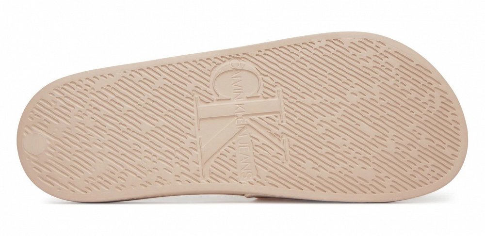 Calvin Klein Γυναικεία Παντόφλα Slide Monogram YW0YW01715 VIC Ροζ 