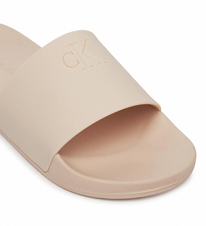 Calvin Klein Γυναικεία Παντόφλα Slide Monogram YW0YW01715 VIC Ροζ 
