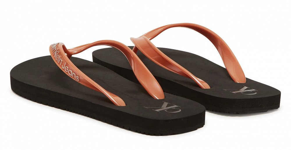Calvin Klein Σαγιονάρα Beach Sandal Monologo Tpu YW0YW01719 00W Χρυσό