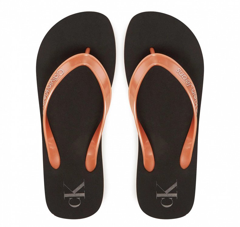 Calvin Klein Σαγιονάρα Beach Sandal Monologo Tpu YW0YW01719 00W Χρυσό
