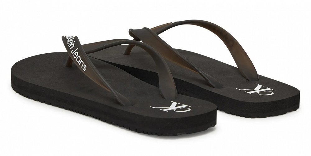 Calvin Klein Σαγιονάρα Beach Sandal Transparent YW0YW01829 BEH Black