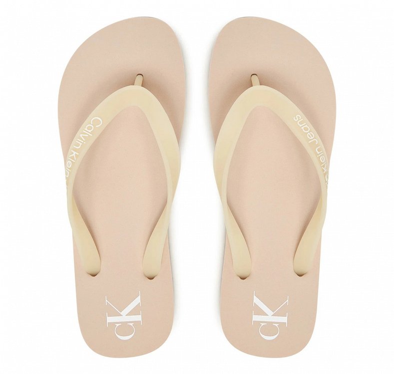 Calvin Klein Σαγιονάρα Beach Sandal Transparent YW0YW01829 VIC Ροζ