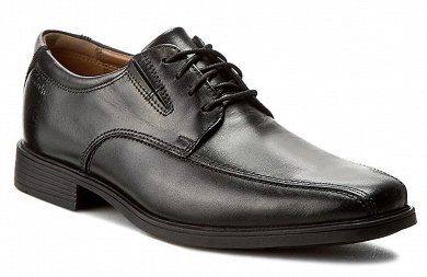 Clarks Tilden Walk 26110310 Black Leather