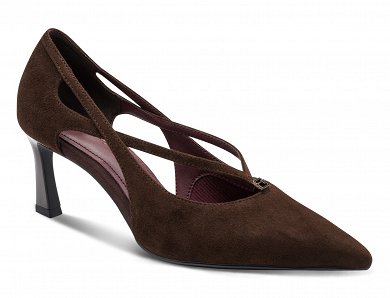 Tamaris Δερμάτινη Γόβα Suede 1-22459-47 304 Mocca