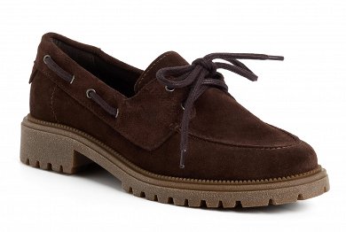 Tamaris Δερμάτινο Casual Παπούτσι Suede 1-23701-47 304 Mocca