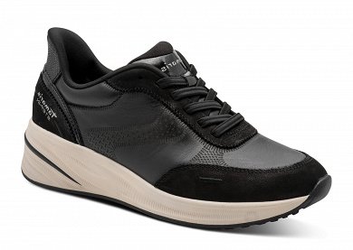 Tamaris Γυναικείο Δερμάτινο Sneaker STEP-IN 1-23716-47 001 Μαύρο