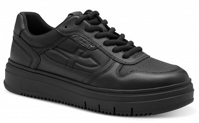 Tamaris Γυναικείο Δερμάτινο Sneaker 1-23746-43 007 Black Uni