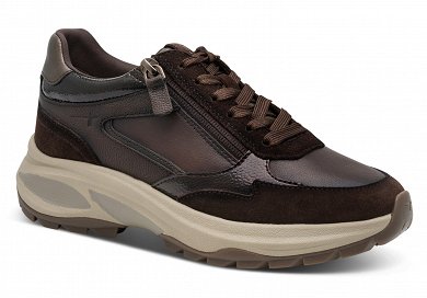 Tamaris Γυναικείο Δερμάτινο Sneaker 1-23753-47 303 Καφέ