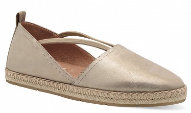 Tamaris Δερμάτινες Εσπαντρίγιες 1-24620-44 179 Champagne