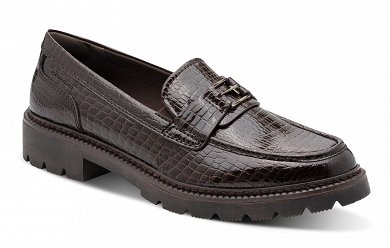 Tamaris Γυναικείο Loafer 1-24651-47 028 Black Croco