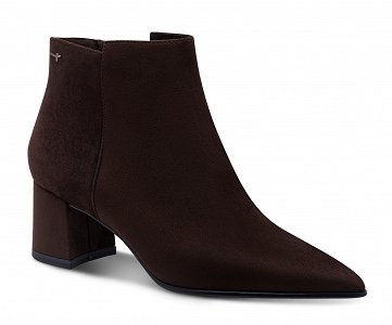 Tamaris Γυναικείο Μποτάκι Με Τακούνι 1-25022-47 304 Mocca