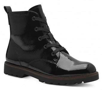 Tamaris Μποτάκι Flat 1-25261-43 018 Black Patent