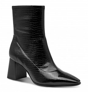 Tamaris Croco Μποτάκι 1-25317-47 028 Μαύρο