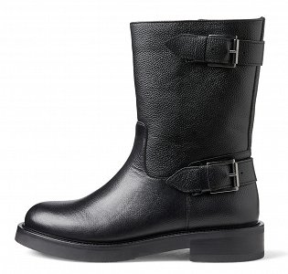 Tamaris NEWD. Δερμάτινο Μποτάκι 1-25395-43 003 Black Leather