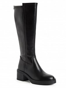 Tamaris Δερμάτινη Μπότα 1-25500-47 003 Black Leather