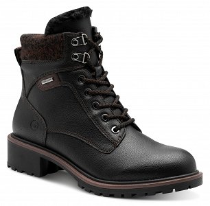 Tamaris Γυναικείο Αδιάβροχο Μποτάκι 1-26266-43 020 Black Matt