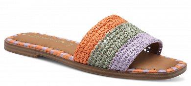 Tamaris Flat Sandal 1-27117-44 608 Orange Comb