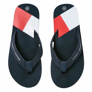 Tommy Hilfiger Flag Print Flip Flop T3X8-33908-0058 800 Μπλε