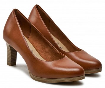 Tamaris Δερμάτινη Γόβα 1-22433-41 305 Cognac