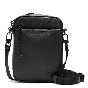 Timberland Ανδρικό Δερμάτινο Τσαντάκι TB0A61D70011 Μαύρο