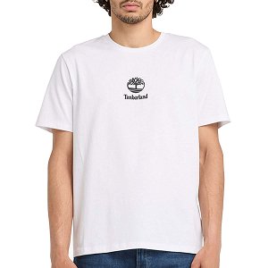Timberland Ανδρικό T-Shirt Print Stack Logo TB0A6WWT1001 Λευκό