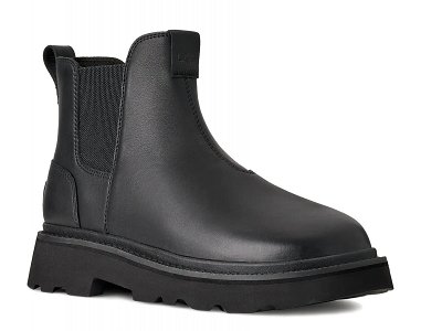Ugg Chelsea Lug Leather 1172990 Blk Μαύρο