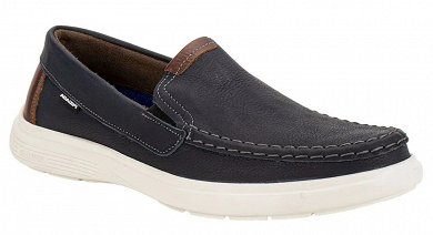Pegada Ανδρικό Δερμάτινο Loafer 142201-04 Μπλε