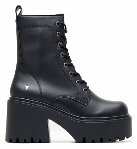 Windsor Smith Γυναικεία Δερμάτινα Μποτάκια Totally 0112000777 Μαύρο