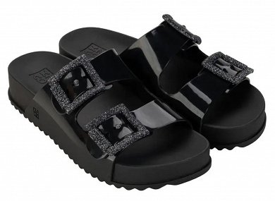 Zaxy Partner New Ad 18954-BF082 Black Glitter Buckle