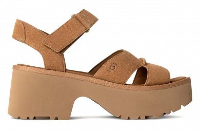 Ugg Γυναικείο Πέδιλο W New Heights Ankle Strap 1167475 Che Ταμπα