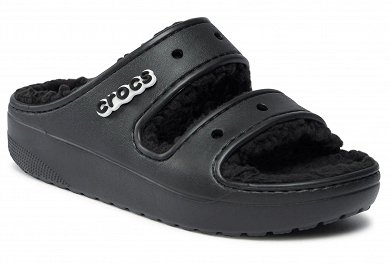 Crocs Classic Cozzzy Sndal 207446 060-Black/Black