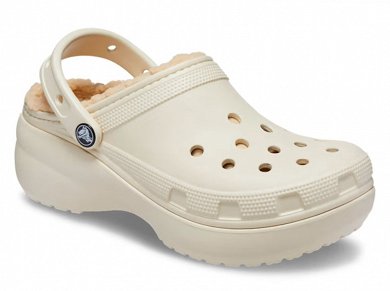 Crocs Classic Platform Lined Clog W 207938 2Y2 Bone