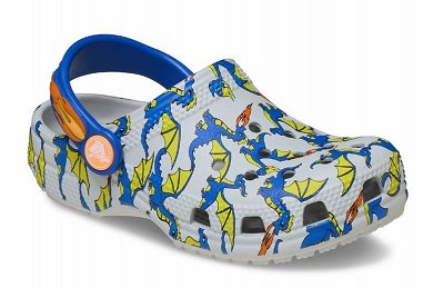 Crocs Classic Dragon Graphic Clog T 212514-FT Γκρι