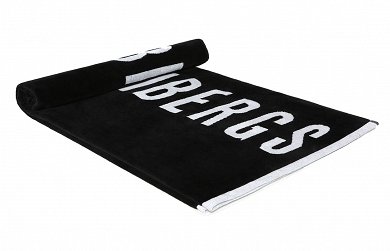 BIKKENBERGS Beach Towel BKK1MTW02 Black 100 x 180 cm