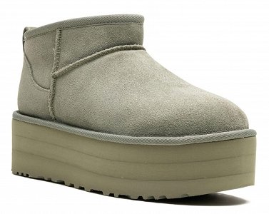 UGG W Classic Ultra Mini Platform 1135092 SDC Λαδί