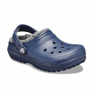 Crocs Classic Lined Clog T 207009 459-Navy/Charco