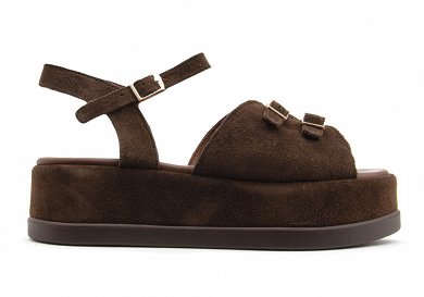 Mariella Fabiani Suede Leather Flatform Sandal 2604-65
