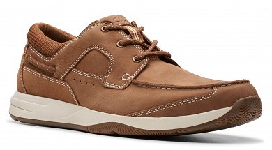 Clarks Sailview Lace 26176971 Light Tan Nubuck
