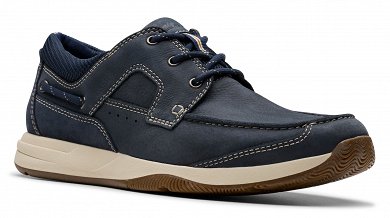 Clarks Sailview Lace 26176972 Navy Nubuck