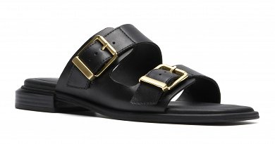 Clarks Γυναικείο Δερμάτινο Flat Πέδιλο Ariany Bay