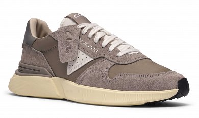 Clarks Ανδρικό Δερμάτινο Sneaker Craftwick Lace 26186558 Grey