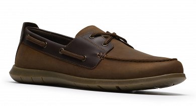 Clarks Ανδρικό Δερμάτινο Boat Flexway 2Eye