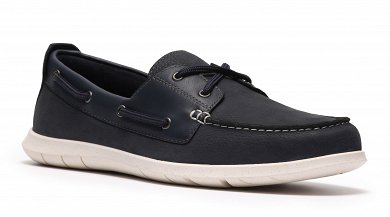 Clarks Ανδρικό Δερμάτινο Boat Flexway 2Eye