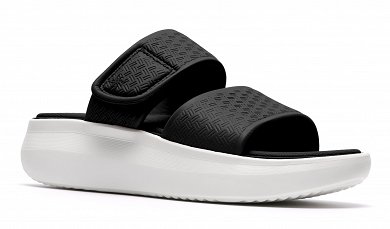 Clarks Γυναικεία Cloudsteppers Παντόφλα Solevana Star2 26187746 Μαύρο