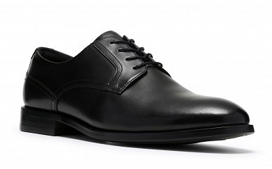 Clarks Ανδρικά Δετά Παπούτσια Bowburn Lace 26189035 Black Leather