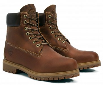 Timberland Premium 6 In Waterproof Boot 27094 214 Medium Brown Nubuck