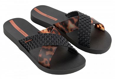 Ipanema Γυναικεία Παντόφλα Sense Slide Fem 27214-BC402 Black/Tortoise Shell