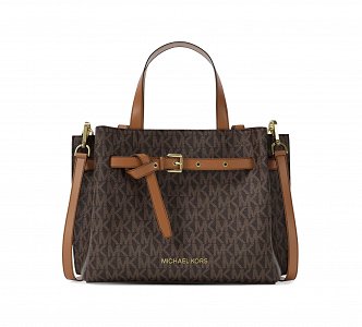 Michael Kors Emilia Small Signature Logo Satchel