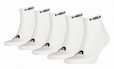 Head 5 Pack Quarter Socks 781502001-300 White